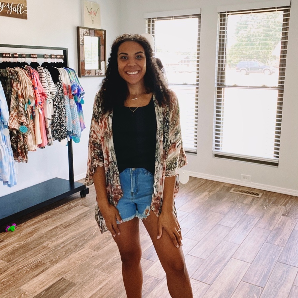 Snake Print Kimono